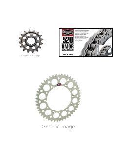 520 BMOR Chain,Front ST & Rear Alum Sprocket Kit GSX-R600 520 Conversion 11-17