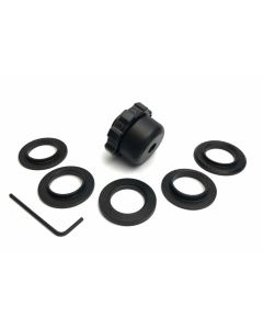 Kaoko Throttle Lock Cruise Control for 1987-1999 Honda Transalp 600 XL600V with Barkbusters Guards - Motorcycle Throttle Stabilizer - KA-KBB200REV1