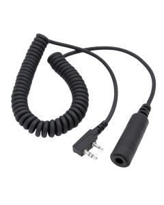Rugged Radios OFFROAD Headset / Helmet Coil Cord Cable for Rugged Radios and Kenwood Radios CC-5R-OFF