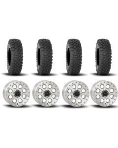 System 3 SB-7 Beadlock Machined 15" Wheels And XC450 Tires [33x10R-15]