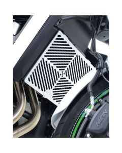 R&G Racing Brushed Aluminium Radiator Guard For 2017-2024 Kawasaki Vulcan S EN650