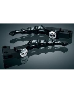 KURYAKYN BLACK ZOMBIE LEVERS FOR 2004-2013 HARLEY XL 883 XL 1200 SPORTSTERS 1092