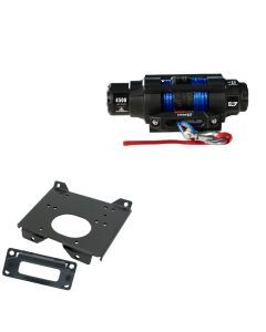 Viper 4500lbs V3 Winch Blue Rope With Mount For Polaris RZR 4 900 2015-2021