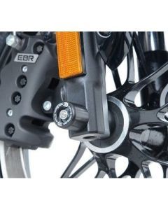 R&G Racing Black Fork Protectors For 2024-2025 EBR 1190SX FP0163BK