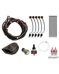 SuperATV Can-Am Defender Plug & Play Turn Signal Kit With Toggle Switch and Dash Horn TSK-CA-DEF-001