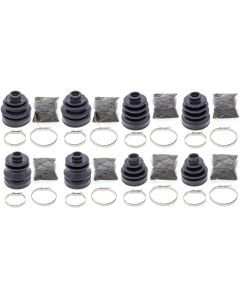 Complete Front & Rear Inner & Outer CV Boot Repair Kit KVF750 Brute Force 05-07