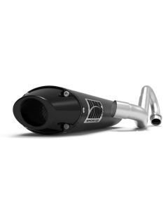 HMF Muffler Polaris Outlaw 500 06-07 Black Performance Full System Exhaust Black Euro End Cap