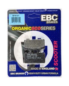 EBC 1 Pair Premium SFA Organic OE Replacement Brake Pads MPN SFA151