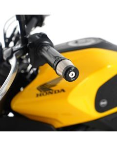 R&G Racing Black Bar End Sliders For 2018-2024 Honda CB300R