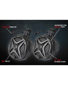 SSV Works 1.85" Add On For 6.5'' Speaker Pods WP3-C65A-185