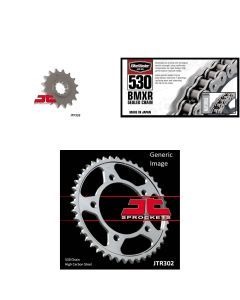 530 BMXR Chain Nat,Front & Rear Sprocket Kit HONDA VTR1000F Super Hawk 1998-2006