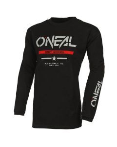 Motocross Jersey 242 O'Neal Element Squadron Black / Grey Motocross Jersey