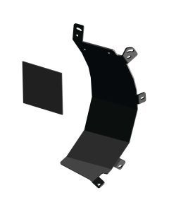 KFI Pro-Poly Plow Shield; Passenger Side; Tapered Wing 106115