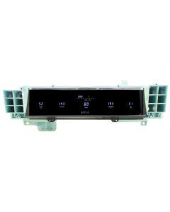 Dakota Digital 1971-1973 Ford Mustang Series III 3 Gauge Kit with Teal/Blue Display With Center Console Instruments