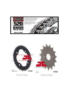 520 BMOR Chain, Front & Rear Sprocket Kit for SUZUKI LT-Z400 QuadSport 2009-2012