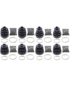 Complete Front & Rear Inner & Outer CV Boot Repair Kit Sportsman 700 4x4 06-07