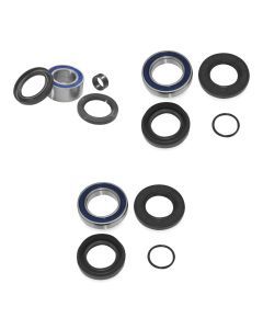 QUADBOSS Front and Rear Wheel Bearing Kits for Honda TRX420 TM 2007-2013