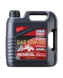 Liqui Moly 4L Synthetic 4T SAE 10W50 Motorbike Offroad Race Motor Oil 20080