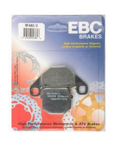 EBC 1 Pair Premium SFA Organic OE Replacement Brake Pads MPN SFA83/2