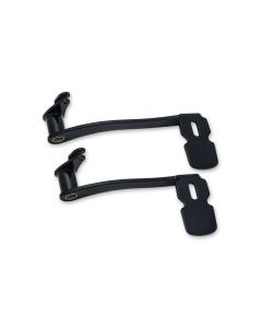 Kuryakyn Black Extended Brake Pedal Lever Harley Touring No Lower Fairing 14-18