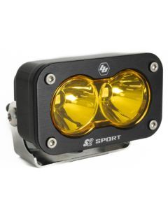 Baja Designs Auxiliary LED Light Pod Each S2 Sport Series Spot Pattern Baja Amber Lens Universal 540011