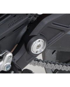 R&G Racing Silver Frame Plug LHS For 2013-2014 Ducati Hypermotard 821