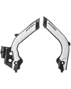 Acerbis Black/White X-Grip Frame Guard - 2733451007
