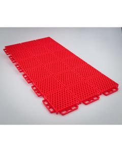 Caliber Protech Smooth Red Flooring 24 Pieces 13612-2