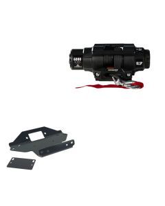 Viper 6000lbs V3 Winch Black Rope With Mount For Kawasaki Brute Force 650 2005-2013