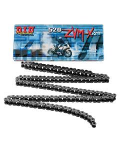 DID 520ZVM-X Super Street Series Chain 120 Links Nickel for Street Motorcycle
