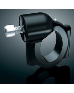 KURYAKYN BLK CLAMPS FOR SIDE MOUNT L/PLATE HOLDER 1986-2017 HARLEY SOFTAILS 3116