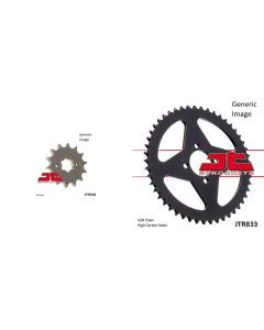 Front and Rear Steel Sprocket Kit for OffRoad YAMAHA TTR125 2000-2001
