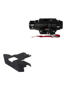 Viper 6000lbs V3 Winch Black Rope With Mount For Polaris RZR Turbo S 4 2019-2021