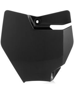 Acerbis Black Front Number Plate for KTM - 2449400001