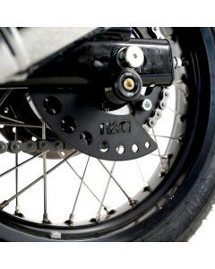 R&G Racing Black Toe Chain Guards For 2019-2023 Royal Enfield Continental GT 650