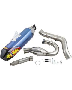 FMF 4.1 Full Exhaust w/MegaBomb Head Pipe Blue Yamaha YFZ450R EFI 09-25 044438
