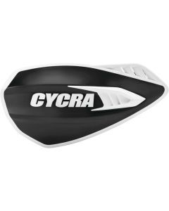Cycra Cyclone Handguards Black/White - 1CYC-0056-315