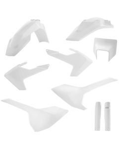 Acerbis White Full Plastic Kit for Husqvarna - 2733430002