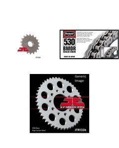 530 BMOR Chain Natural, Front & Rear Sprocket Kit for HONDA CB900F 1980-1982