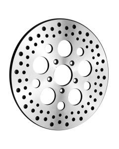 Bikers Choice Polished Rotors For - M-RT-1034 Front Round Hole