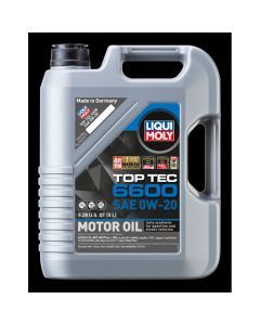 Liqui Moly 5L Top Tec 6600 SAE 0W20 Motor Oil 22046