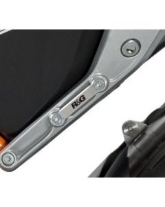 R&G Racing Silver Rear Foot Rest Delete Blanking Plates BLP0021SI