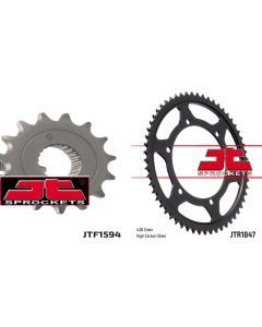 Front & Rear Sprocket Kit for YAMAHA XT250 X,Y,Z,A,B,D,E,F,G 08-16 JT Sprockets