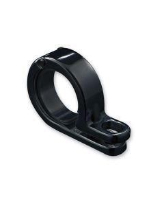 KURYAKYN GLOSS BLACK P CLAMP FOR 1-1/8" OR 1-1/4" TUBING 4023