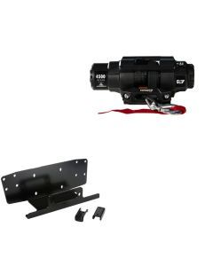 Viper 4500lbs V3 Winch Black Rope With Mount For Honda Pioneer 500 2015-2021