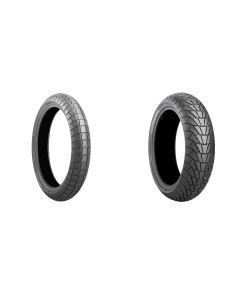 Bridgestone Battlax Adventure Trail AT41 And Adventurecross AX41 Tire Pair For Kawasaki KLR650 2022+