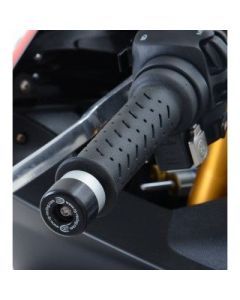 R&G Racing Black Bar End Sliders For 2019-2024 Aprilia RSV4 1100 Factory