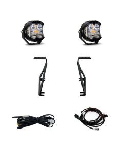 Baja Designs A-Pillar Light Kit Pair LP4 Pro Series Driving/Combo Pattern Clear Lens For Ford F-150 Raptor 2021-2023 448068