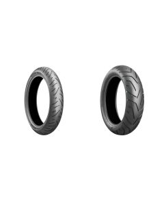 Bridgestone Battlax T33 110x80x19 And Battlax Adventure A41 150x70x17 Full OEM Tire Set For Suzuki DL650 V-Strom 04-16