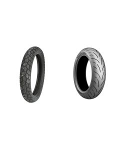 Bridgestone Trail Wing TW101 110x80x19 And Battlax T33 150x70x17 Full OEM Tire Set For Suzuki DL1000 V-Strom 03-12